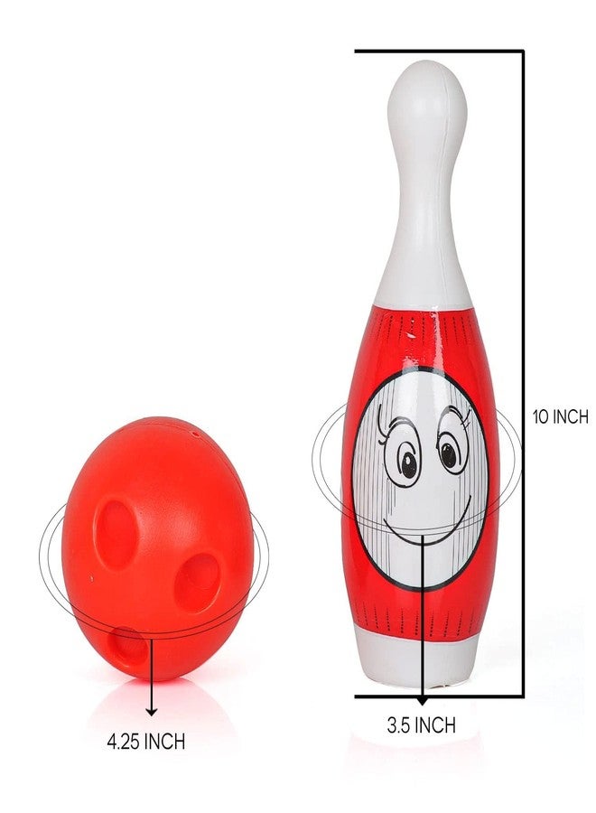 DECODAZZ Bowling Game for Kids 6 Pin 2 Balls Bowling Set for Kids Games Indoor Outdoor Play for Boys Girls (Red) - Image 4